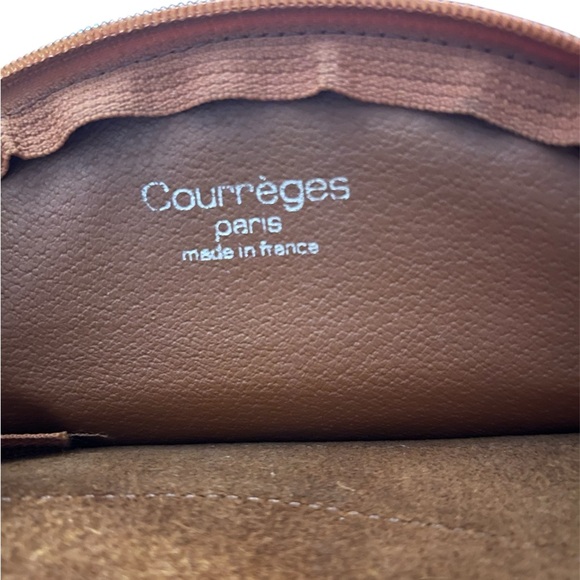 Courrèges Paris Tan Leather Backpack - Picture 2 of 4
